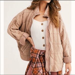 Free people Dolman quilted jacket